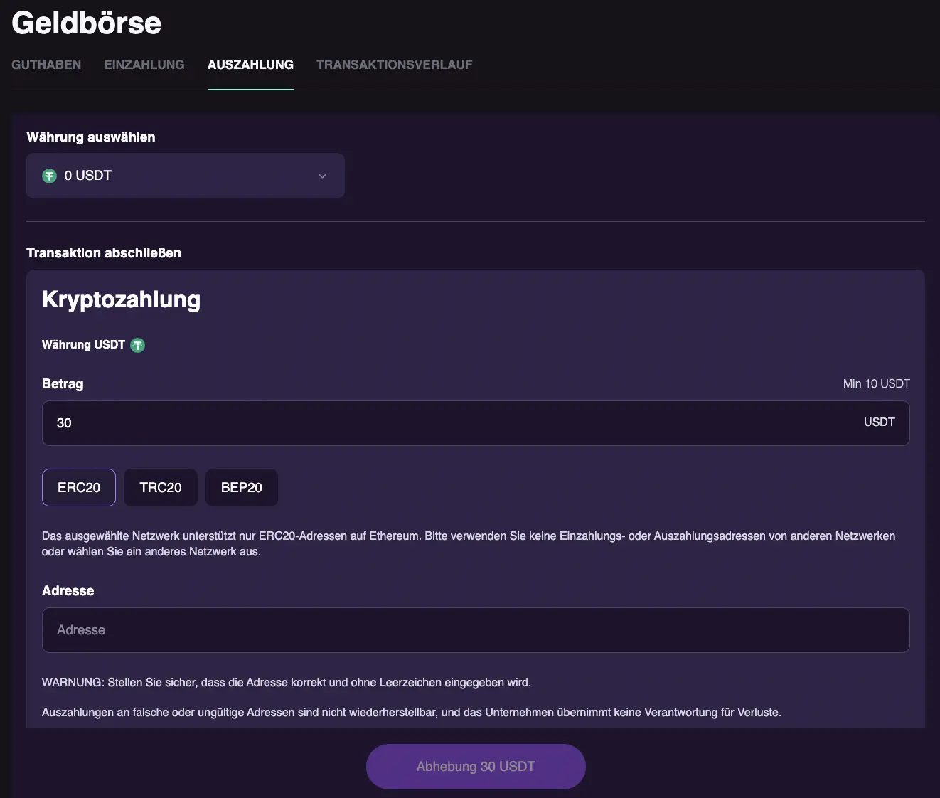 Playbet Casino Einzahlung